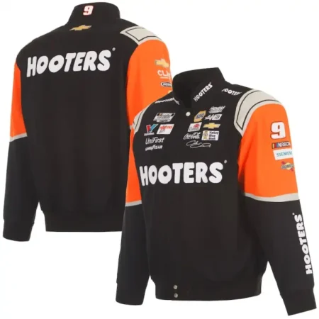 Chase Elliott JH Design Black Hooters Uniform Jacket
