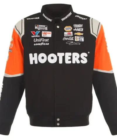 Chase Elliott JH Design Black Hooters Uniform Jackets 600x600