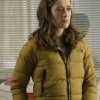 Chicago P.D. S07 Marina Squerciati Brown Puffer Jacket