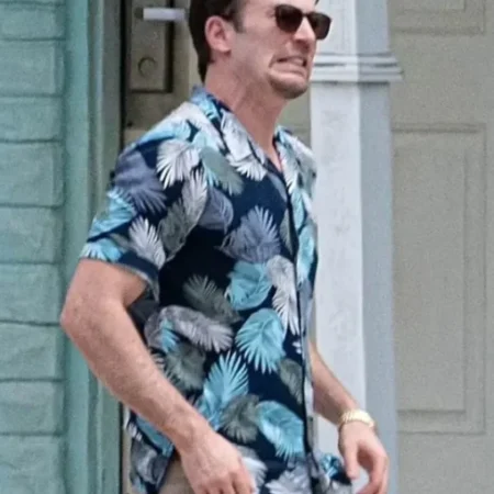 Chris Evans Pain Hustlers 2023 Floral Shirt