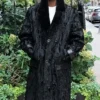 Classic Black Persian Lamb Fur Coat webp