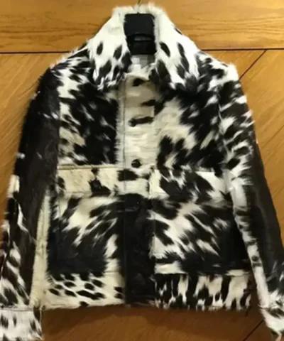 Cowhide Black And White Skin Fur Jacket.webp