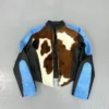 Cowhide Blue Dyed Calf Hair Jacket.webp