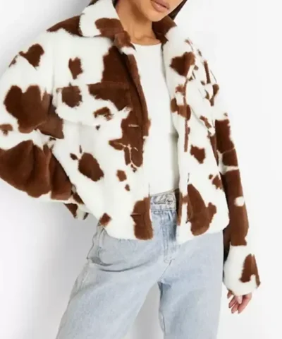 Cowhide Brown And White Fur Jacket.webp