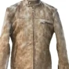 Cowhide Brown And White Fur Leather Jacket.webp