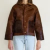 Cowhide Brown Fur Leather Jacket.webp
