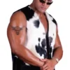 Cowhide From 90s The Rock On Raw Fur Vest.webp
