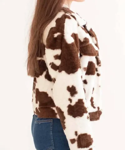 Cowhide Fur Brown And White Jacket For Sale.webp