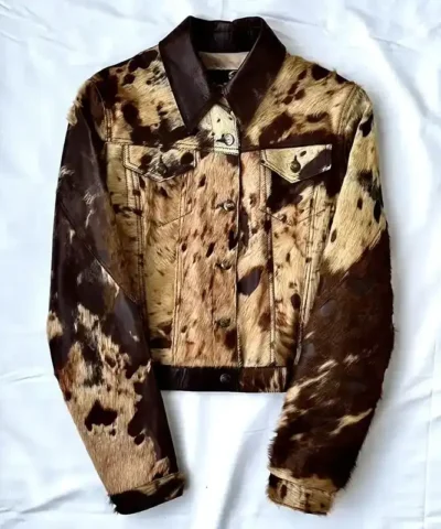 Cowhide Fur Brown Leather Jacket.webp