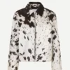 Cowhide Fur Leather Brown And White Jacket.webp
