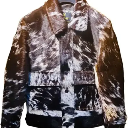 Cowhide Fur Leather Jacket webp