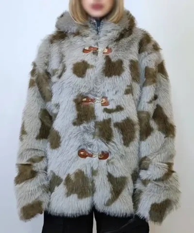 Cowhide Grey And Green Fur Jacket.webp