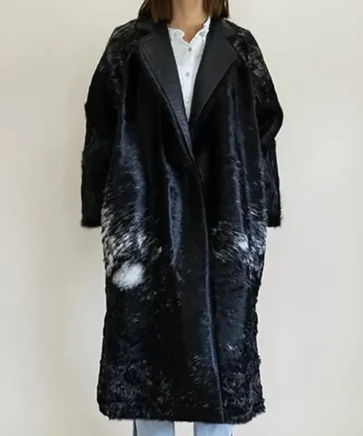 Cowhide Leather Fur Trench Coat.webp