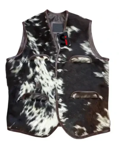 Cowhide Multicolor Fur Vest.webp