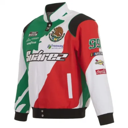 Daniel Suarez JH Design White Freeway Uniform Jacket