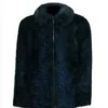 Dark Blue Persian Lamb Fur Coat webp