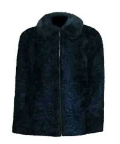 Dark Blue Persian Lamb Fur Coat.webp