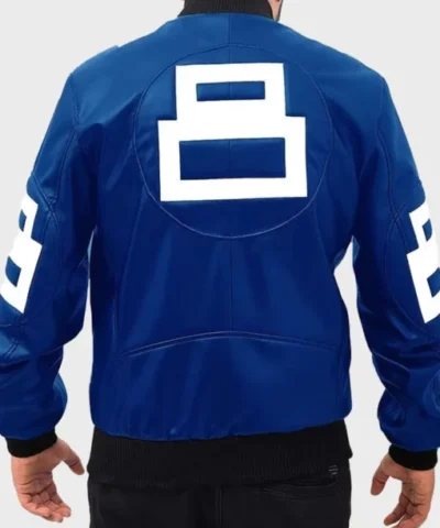 David Puddy Seinfeld 8 Ball Blue Bomber Jacket 510x638