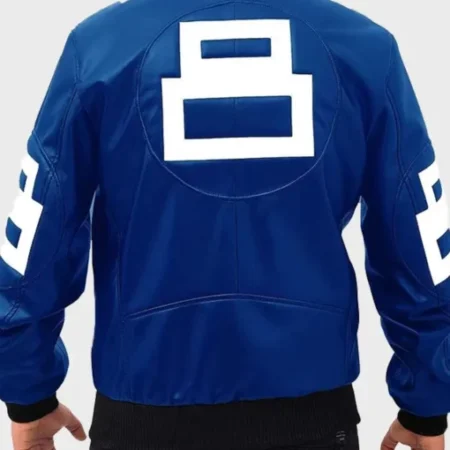 David Puddy Seinfeld 8 Ball Blue Bomber Jacket
