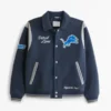 Detroit Lions Bomber Wool Jacket 600x680