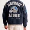 Detroit Lions Bomber Wool Jacket Back 600x680