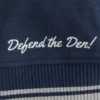 Detroit Lions Bomber Wool Jacket Closer 600x680
