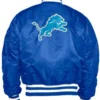 Detroit Lions MA 1 Bomber Jacket Back
