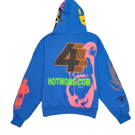 Drake FATD For All The Dogs Hoodie Blue