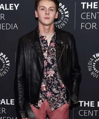 Eli Moskowitz Cobra Kai Premiere Night Black Leather Jacket