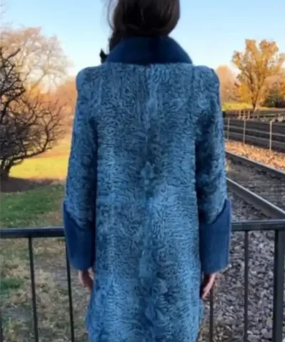 Elizabeth Persian Lamb Blue Fur Coat For Men And Women.webp