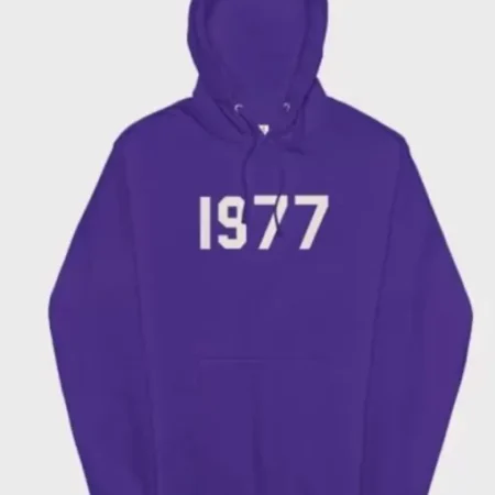 Essentials 1977 Purple Hoodie