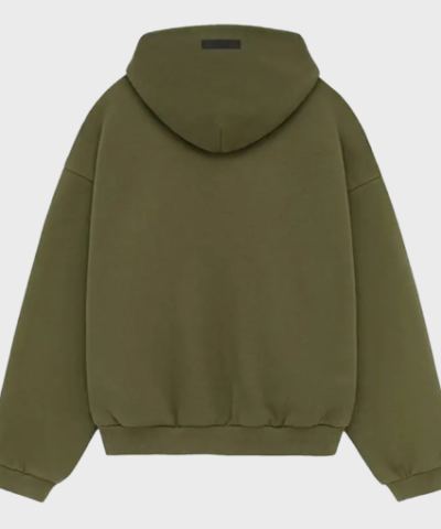 Essentials Fleece Green Hoodie 510x510