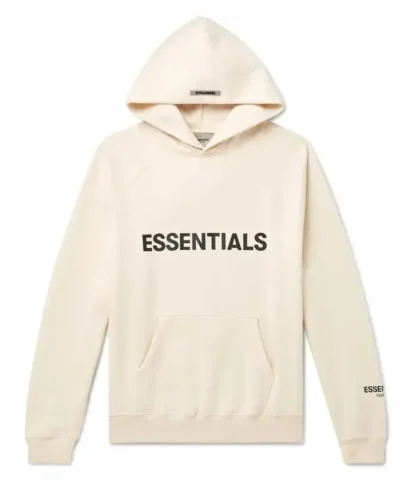Fear Of God Essentials Pullover Off White Hoodie