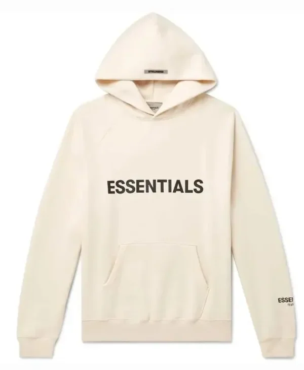 Fear Of God Essentials Pullover Off White Hoodie
