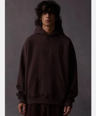 Fear of God Essentials Plum Hoodie 510x510