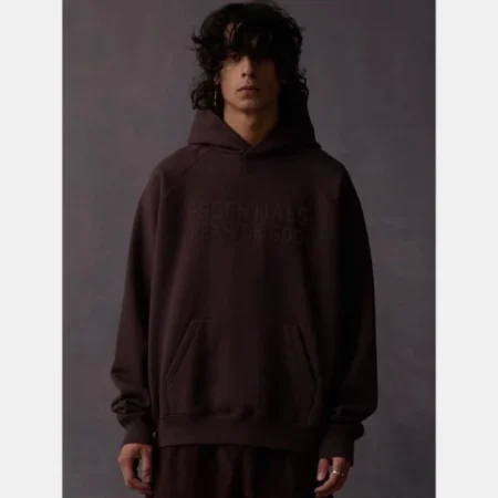 Fear of God Essentials Plum Hoodie