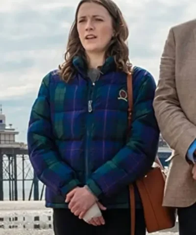 Feel Good George Checkered Puffer Parachute Jacket