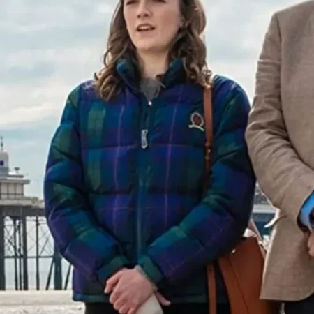 Feel Good George Checkered Puffer Parachute Jacket