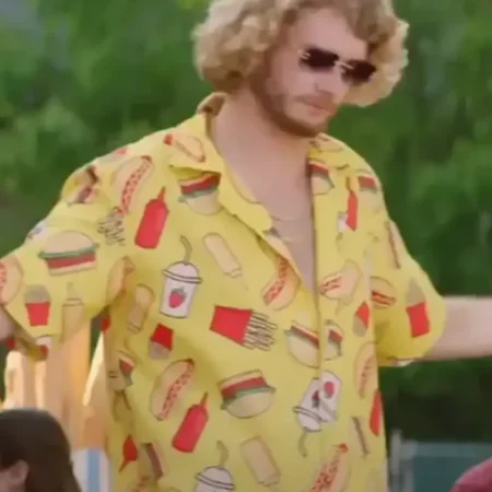 Food Dude Good Burger 02 Printed Buttoned Shirt