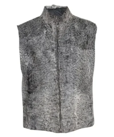 Handmade Persian Lamb Karakul Astrakhan Fur Waistcoat.webp
