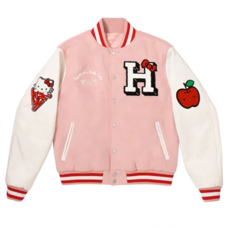 Hello Kitty Apples Varsity Pink Jacket