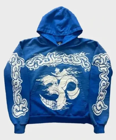 Hellstar Pullover Blue Hoodie