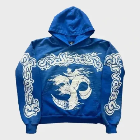 Hellstar Pullover Blue Hoodie