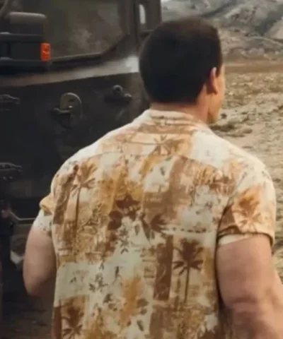 Hidden Strike John Cena Printed Buttoned Shirt Back