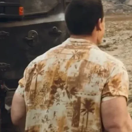 Hidden Strike John Cena Printed Buttoned Shirt Back