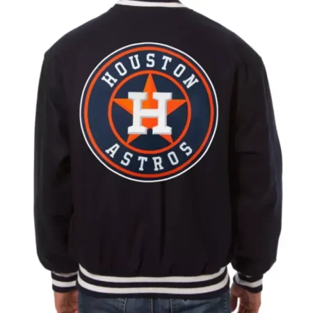 Houston Astros Black Varsity Bomber Jacket sale