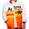 Houston Astros White and Orange Jacket