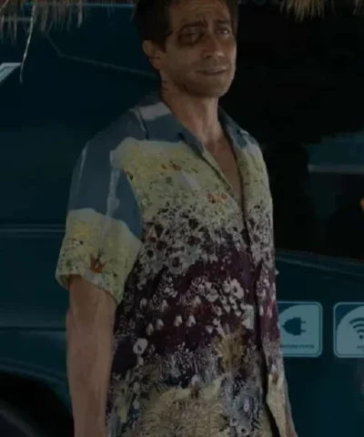 Jake Gyllenhaal Road House 2024 Floral and Paisley Printed Shirt