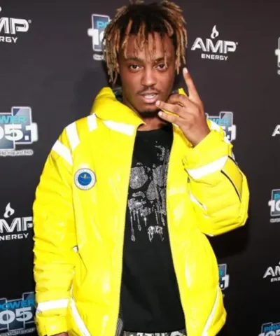 Jarad Anthony Higgins Yellow Puffer Jacket