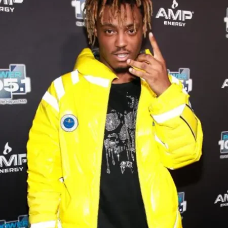 Jarad Anthony Higgins Yellow Puffer Jacket